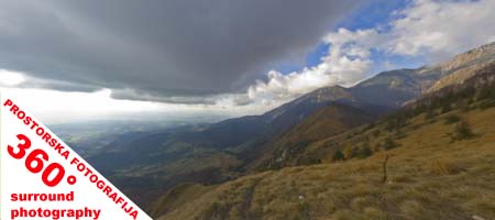 Celozaslonska prostorska slika - FULL SCREEN VR Panorama