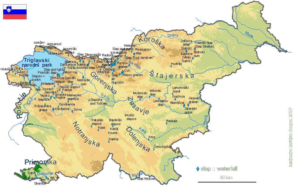 Interkaktivna skica Slovenije