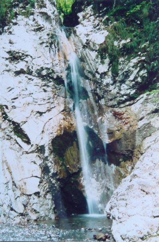 Lower waterfall - spodnji slap