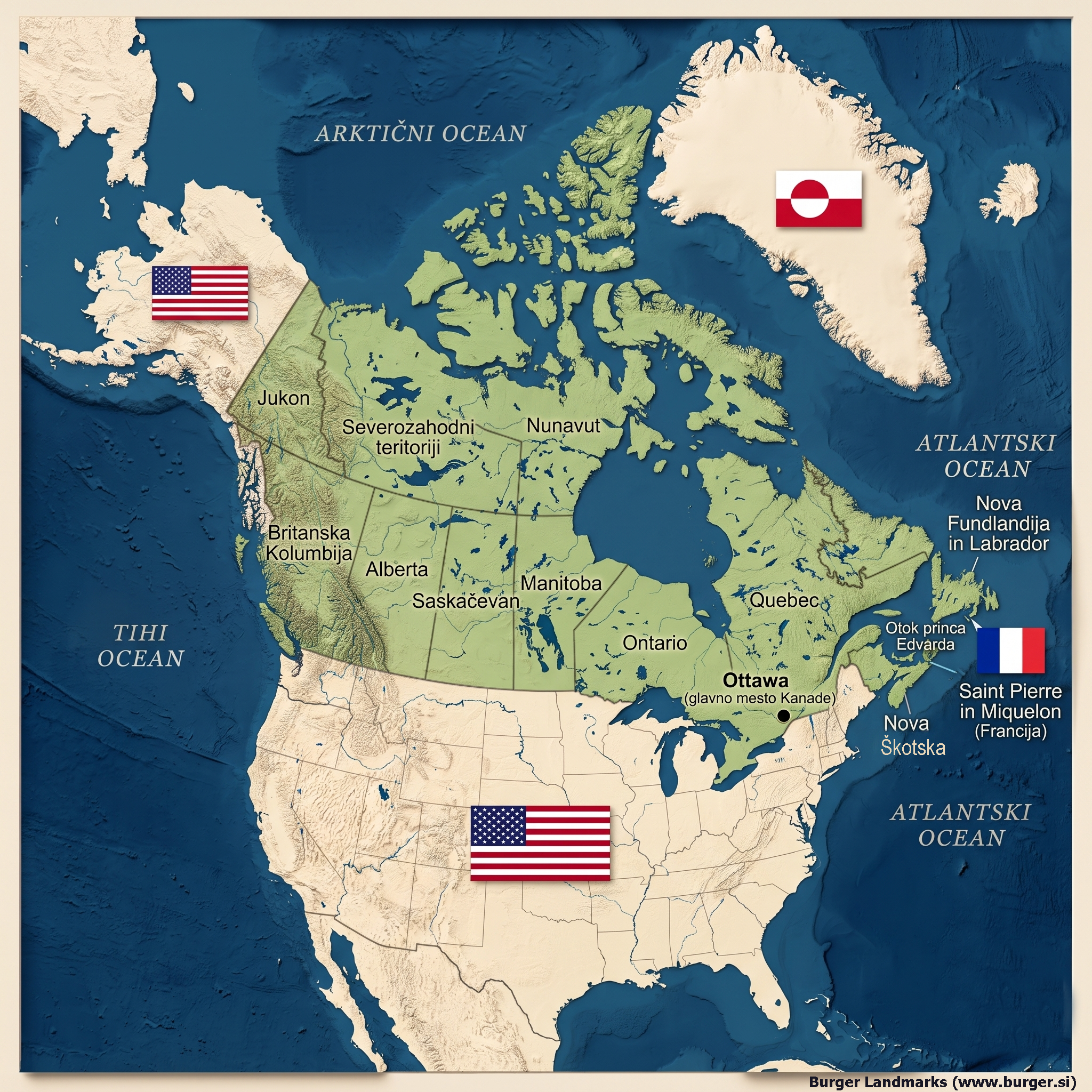 Map of Canada