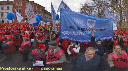 Delavske demonstracije v Ljubljani