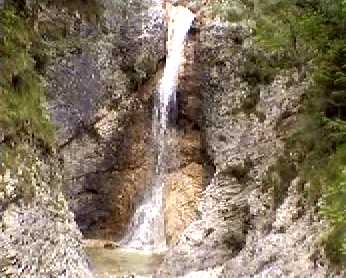 Spodnji slap - Lower waterfall